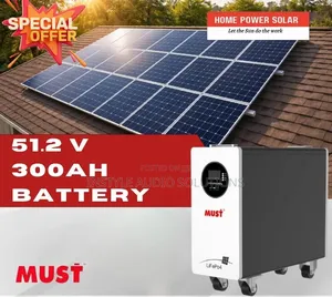 Must(300ah)15.36kwh - 51.2v Top Quality Lithium Ion Lifepo4 Battery.
