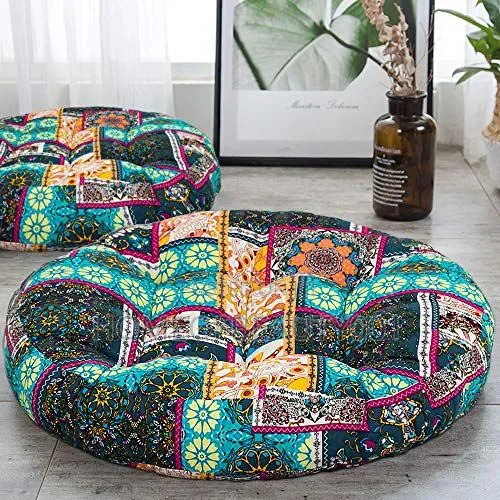 Floor Poufs Kitenge