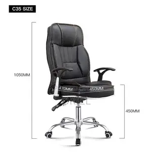 Executive Office Chair : Padded Executive Leather Desk Chair