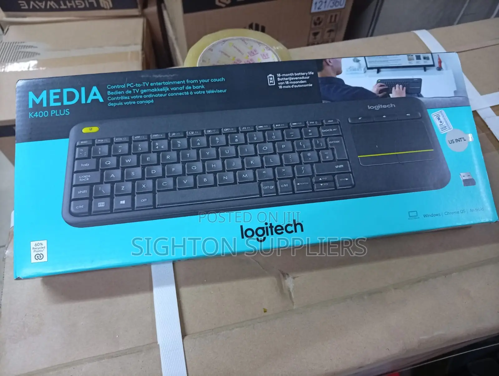 Logitech Wireless Touch Keyboard Plus