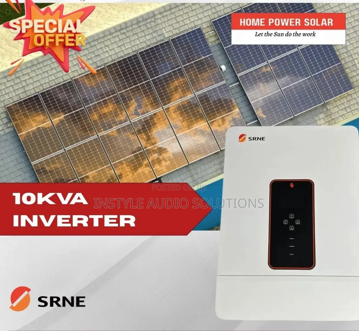 Srne 10kva - 48v VHM 100a MPPT - 500 VDC Hybrid Solar Inverter