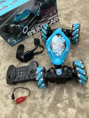 Rechargeable Stunt Toy Car for Kids With Finger Gestures Watch