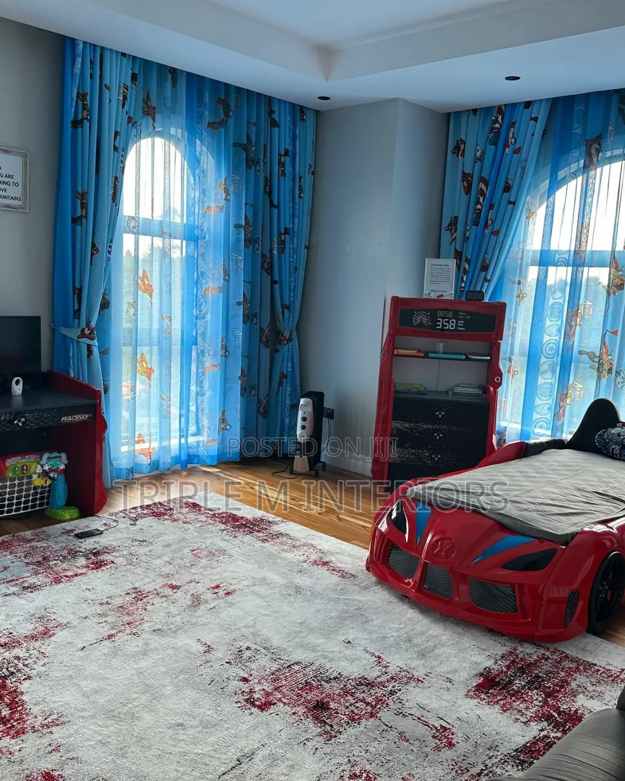 Playful Cartoon World Curtains for Bedrooms