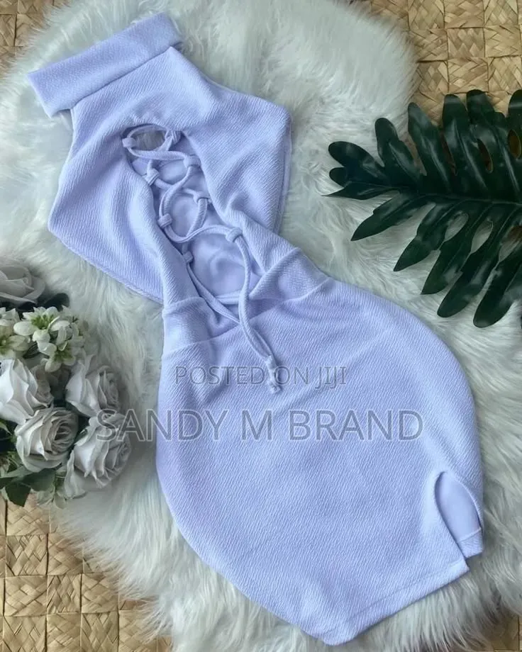 Elegant Bodycon Lace-Up Mini Dress
