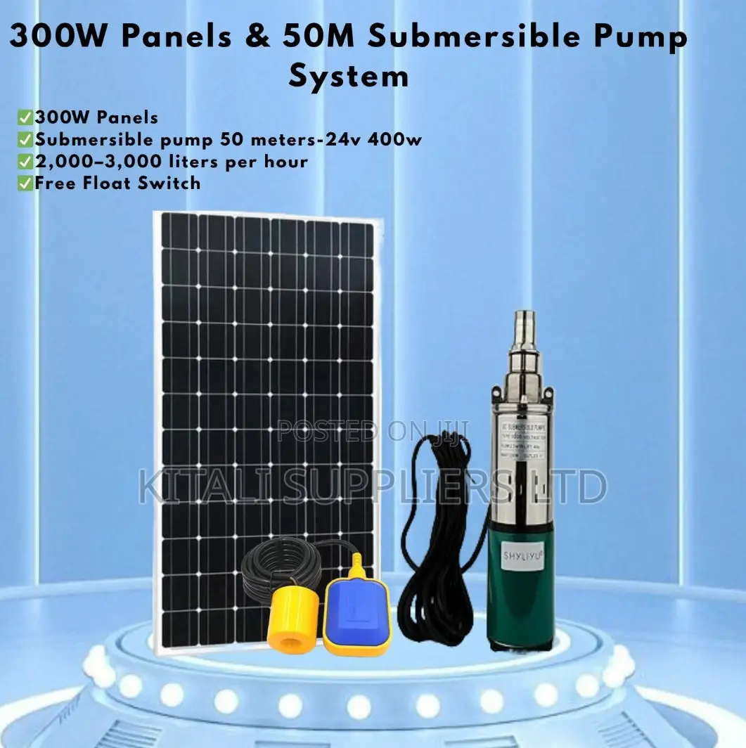 50m Solar Dc Submersible Pump System