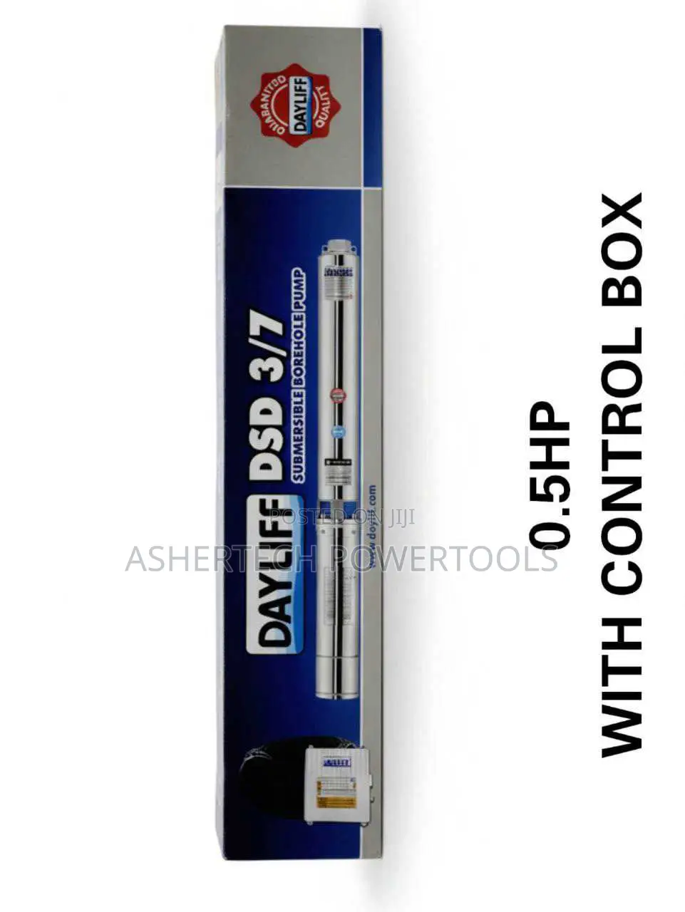 Dayliff DSD 3/7 Submersible Borehole Pump 0.5hp