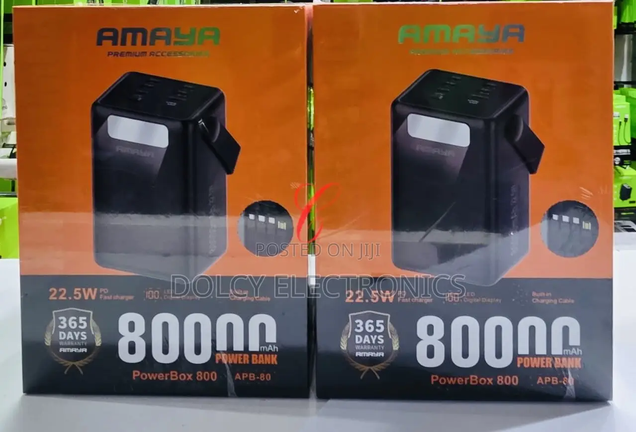 Amaya Powerbox 800 Apb-80 80000mah 22.5w Pd Powerbank