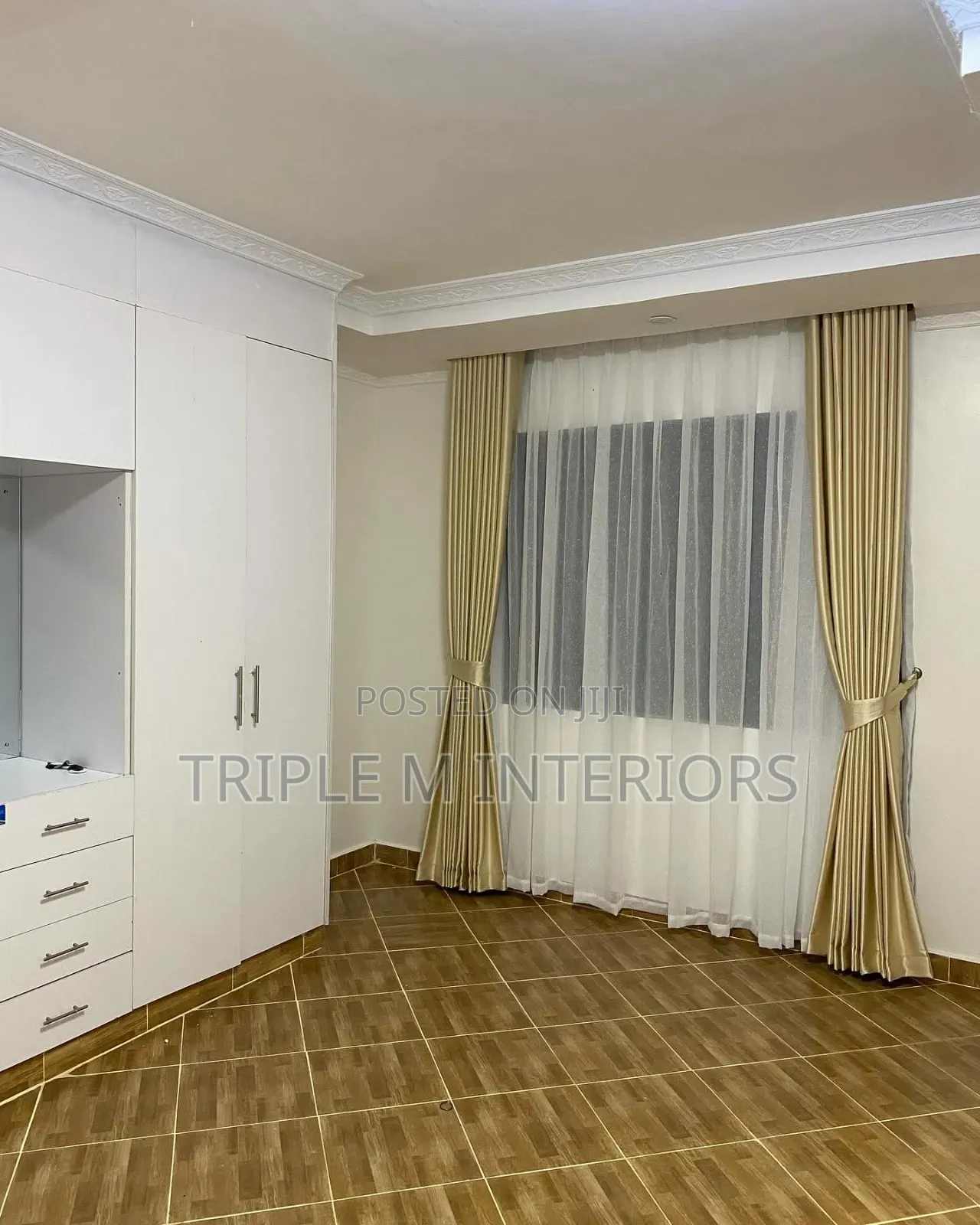 Soft Beige Light-Blocking Window Curtains for Homes