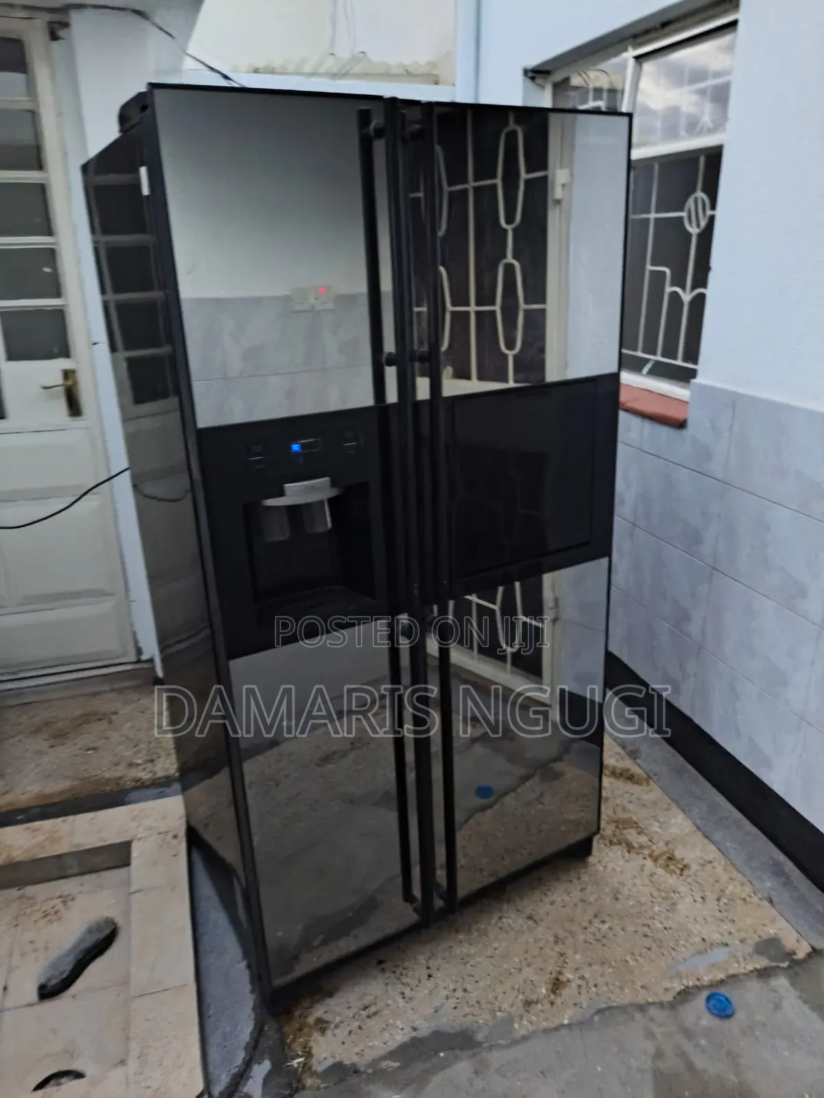 Black Side by Side Refrigerator