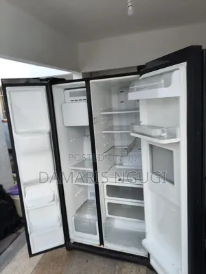 Black Side by Side Refrigerator