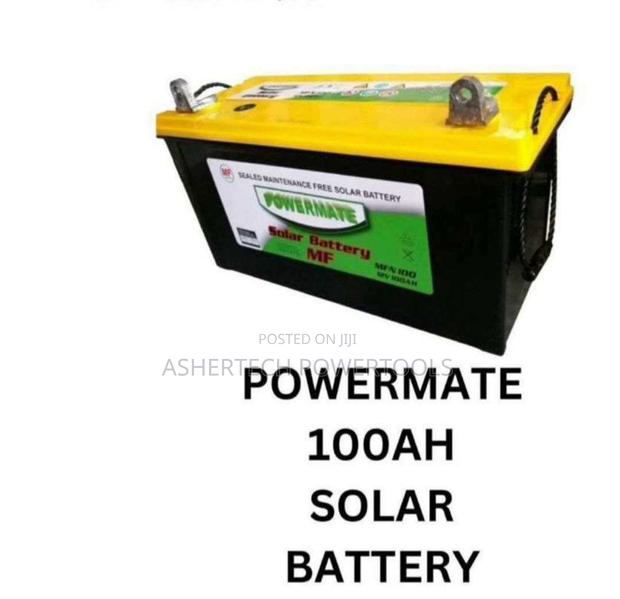 Powermate 100ah Solar Battery. - main view