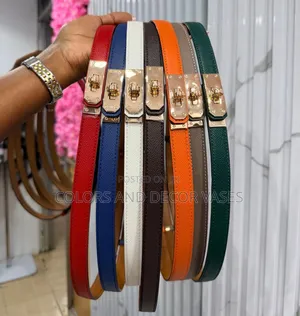 Hermes Leather Slim Belts