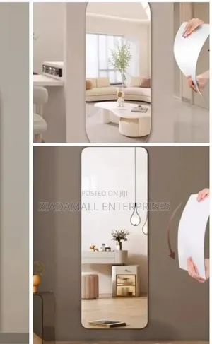 Peel and Stick Unbreakable Mirror, Large 40 by 150 Easy Install, No Br