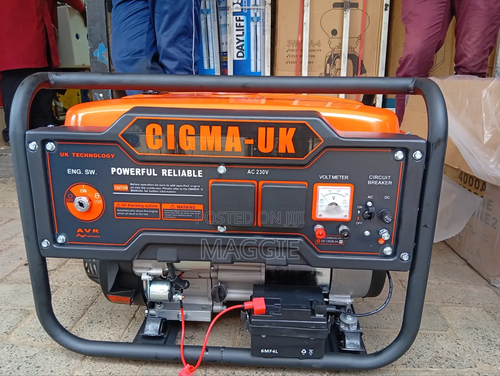Cigma-Uk Petrol Engine Keystart Generator
