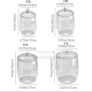 Glass Canisters With Lids