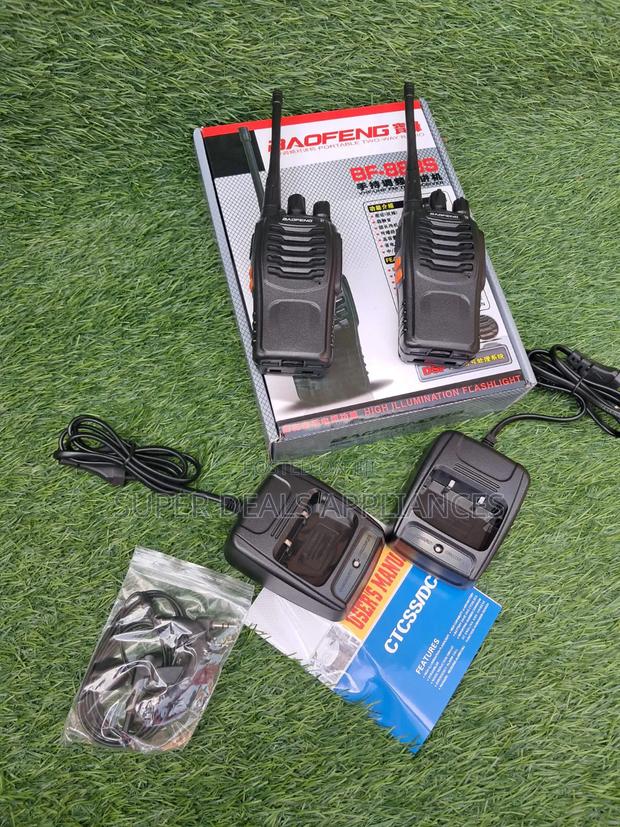 Baofeng Bf-888s Walkie Talkie – Pair 3–5km Range | Crystal Clear