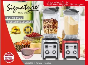 1800 Watts Signature Commercial Blender With 5 Litres Jar