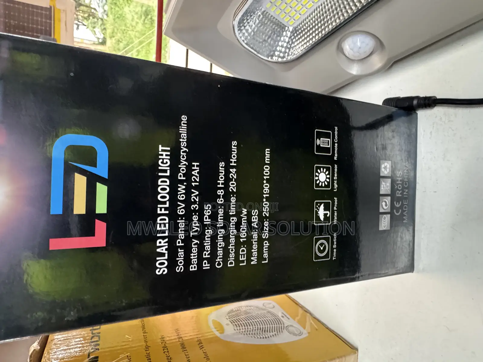 Solar Flood Light 50watts With Motion Sensor