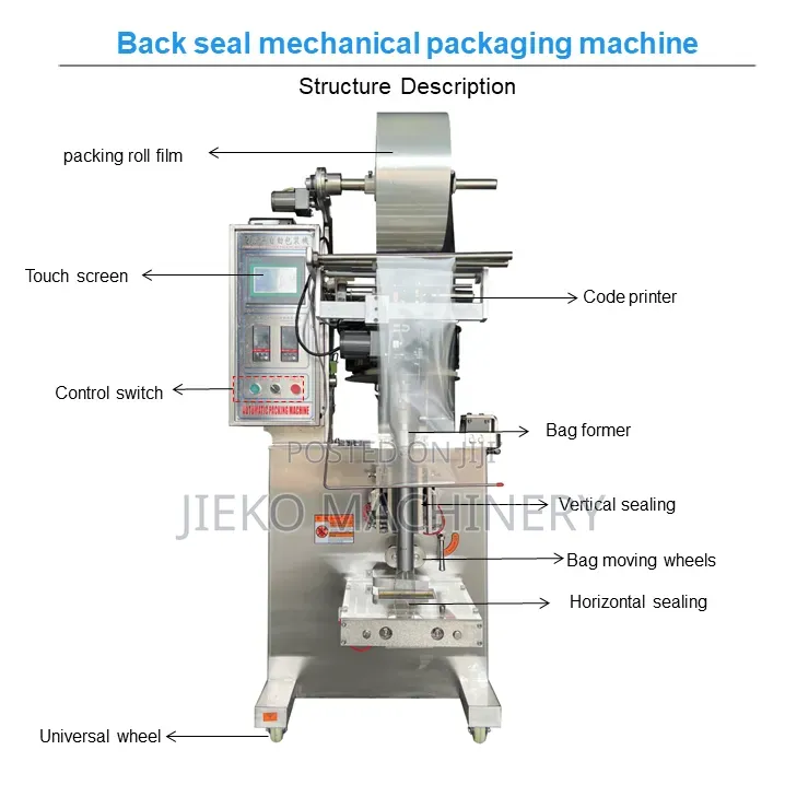 Vertical Back Seal Granule Packing Machine (Sachet Packaging)