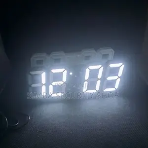 Smart 3d Led Digital Alarm Clock Usb Desk Wall With Date Thermometer