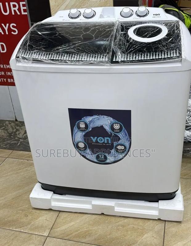 Von 13kg Twin Tub Washing Machine High Capacity Semi-Automatic Washer