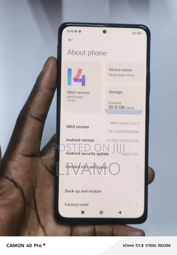 Xiaomi Redmi Note 10 Pro 128 GB Red - thumbnail 3