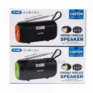 Caston St-5566 Wireless Speaker Fm Radio Bluetooth, Usb,Tf Card, Aux