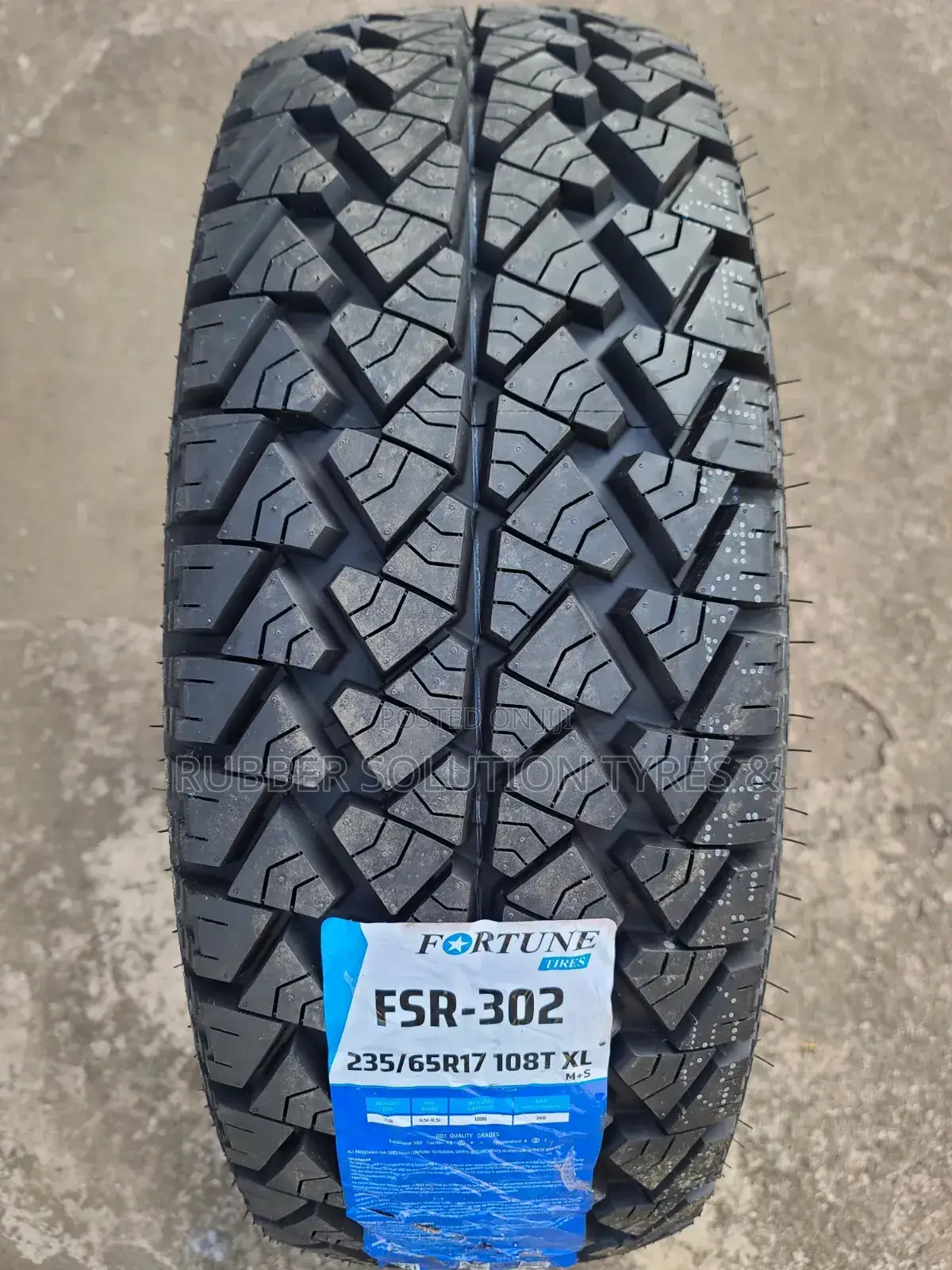 235/65r17 Fortune Tyres 108 T X/L FSR-302
