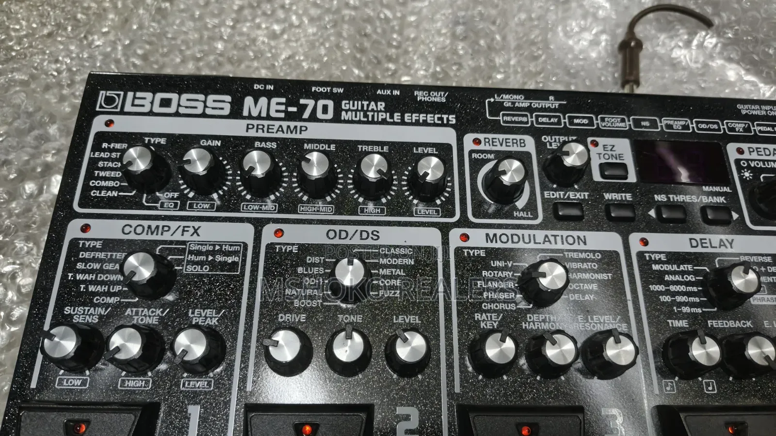 Boss Me 70 Multi Effect Pedal.
