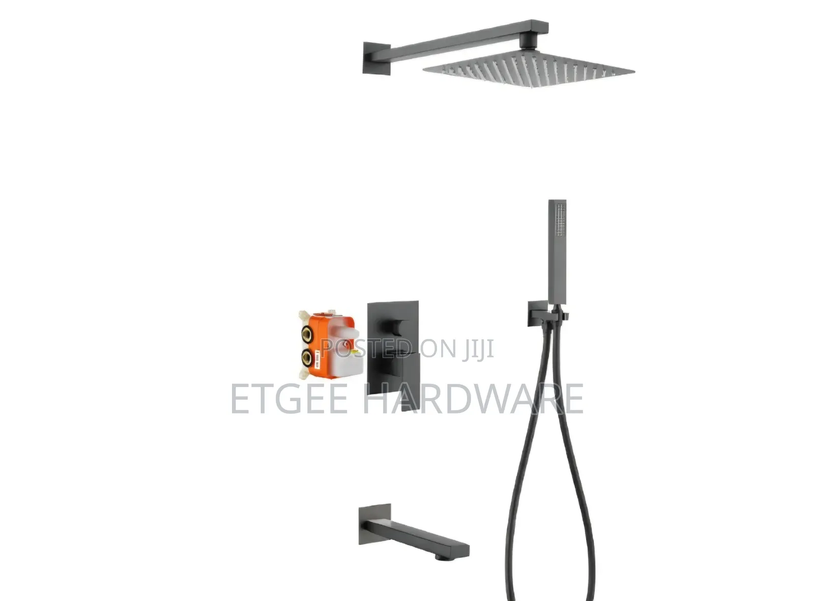 5way Concealed Shower Mixer Grey H