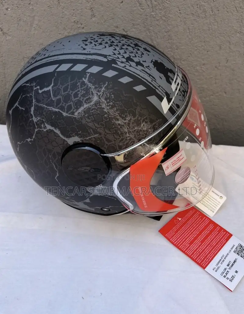Motorcycle Helmet 1a Ls2 - Of/Hf Jet Clear Panda Visor