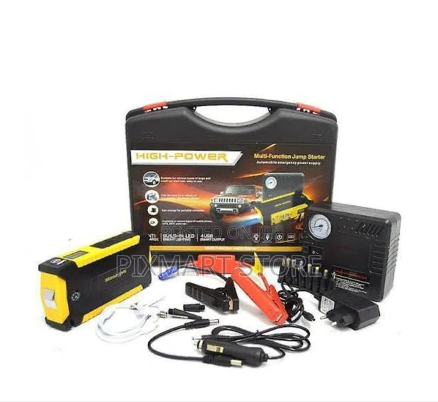 High-Power Car Jump Starter Kit