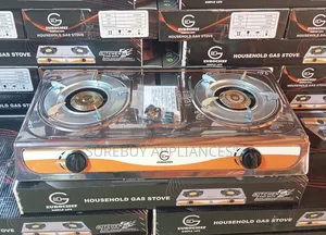 Eurochef Double Burner Stainless Steel Gas Stove