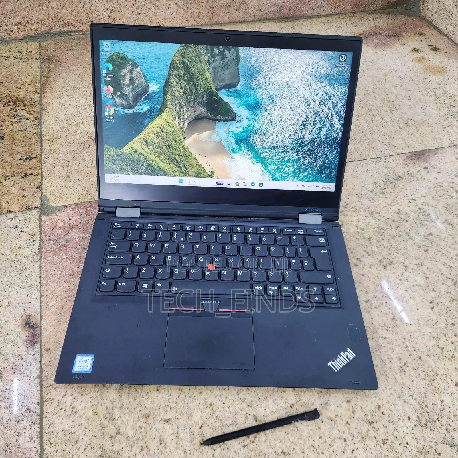 Laptop Lenovo ThinkPad X380 Yoga 8GB Intel Core i5 SSD 256GB