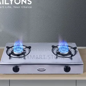 Two Burner Steel Gas Cooker Gs017 – Durable Efficient