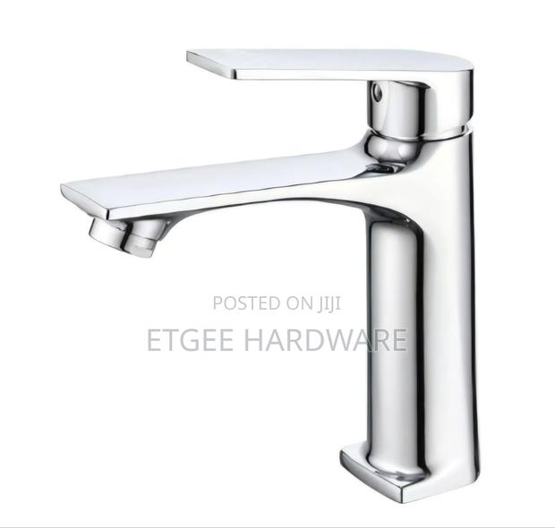 Basin Mixer Chrome Silver 16