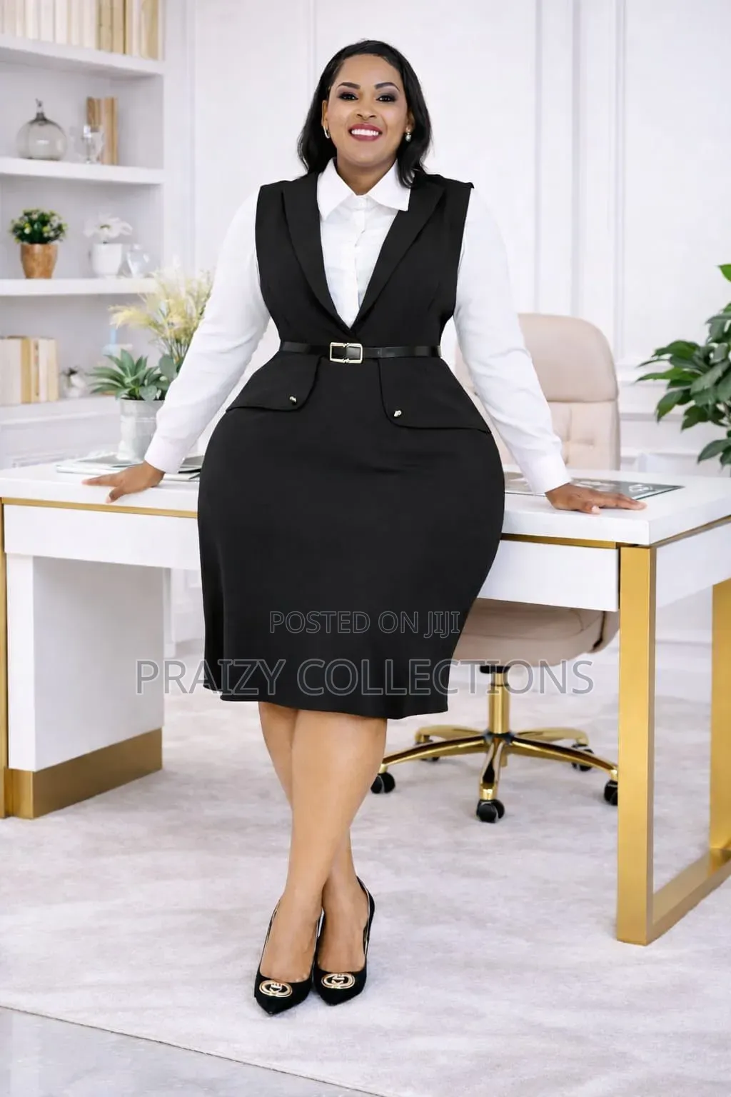 2pc (Shirt + Pinafore)