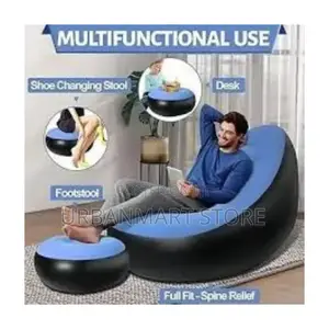 Portable Inflatable Seat Soft Air Cushion for Travel Home