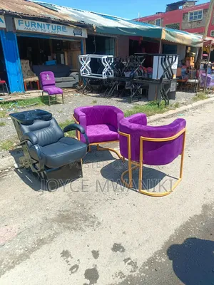 Hair Wash Sink Chair and 2 Styling Chairs.