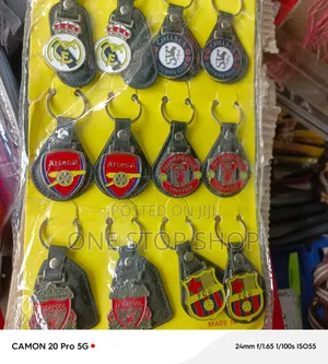 Football Club Keychain With European Teams