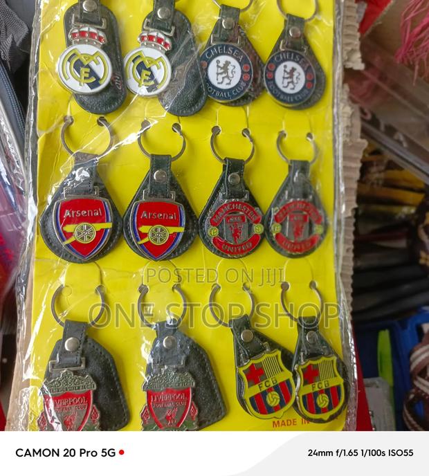 Football Club Keychain With European Teams