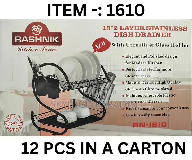 New 
*Rashnik 18" 2 Tier Stainless *