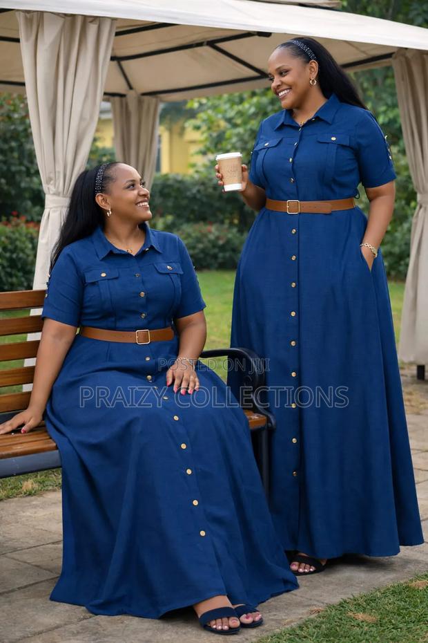 Maxi Dress ( Buttoned Down) - thumbnail 4