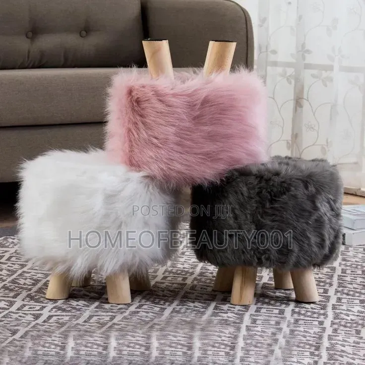 Fur Stool on Offer