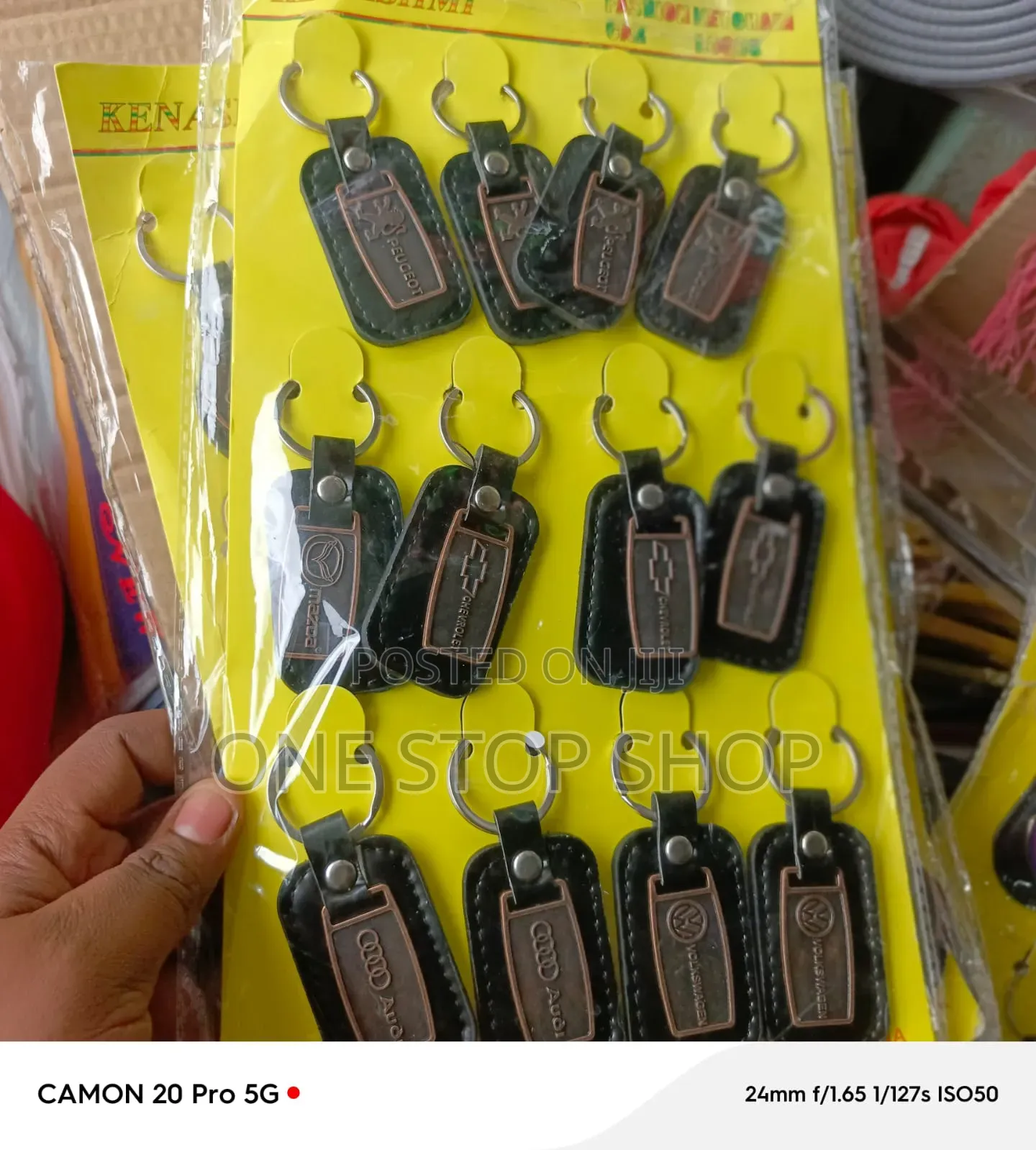 Leather Look Material With Printed Vehicle Logos