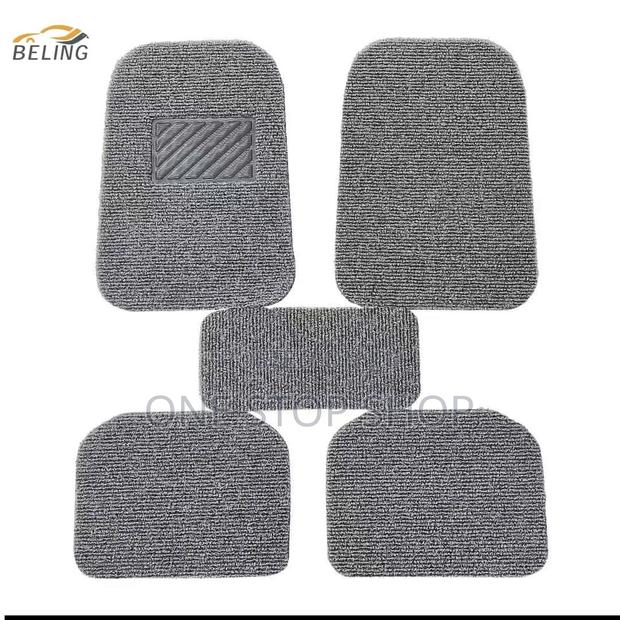 5pc Grey Woolen Washable Car Mats