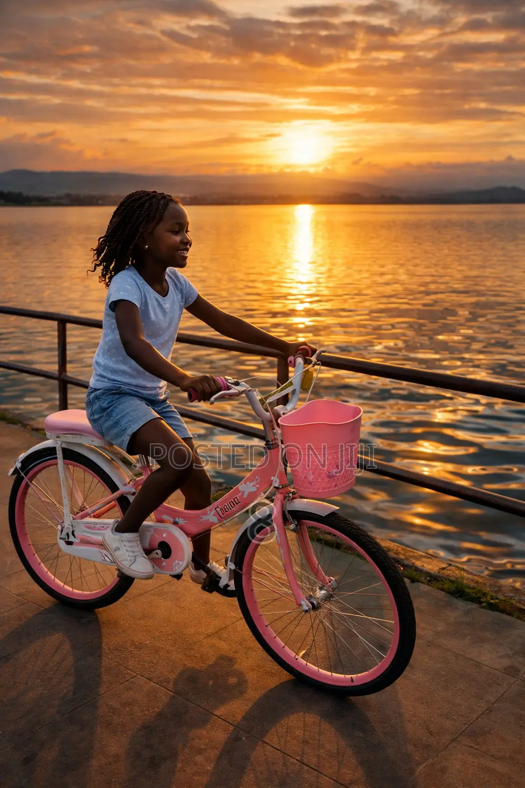 Elegant Girls Bike With Basket Size 20