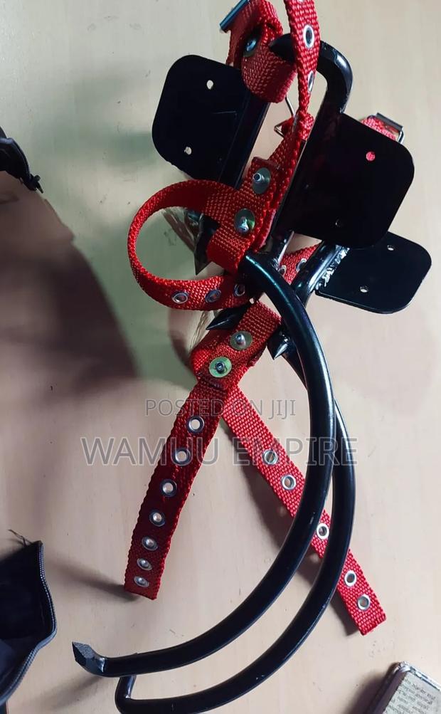 Set Of Wooden Pole Climbers