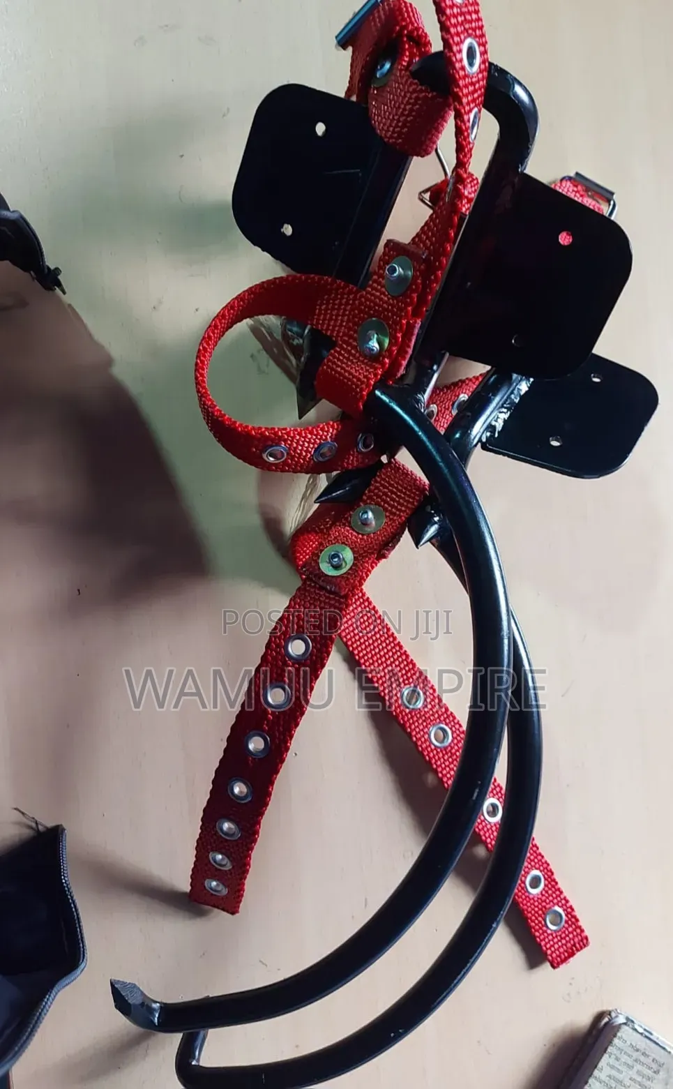 Set Of Wooden Pole Climbers