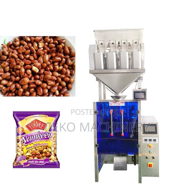 Linear 4 Head Weigher Packaging Machine | Automatic Granule Packing